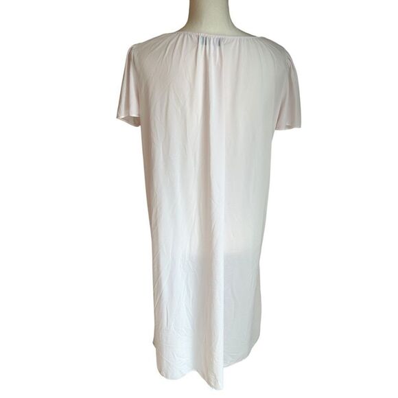 Miss Elaine Pink Nylon Nightgown Size Small - Picture 6 of 7